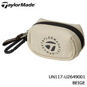 【レディース】【2024モデル】テーラーメイド UN117 サークルTライト ボールケース ベージュ U2649001 BEIGE BALL CASE Tayl...