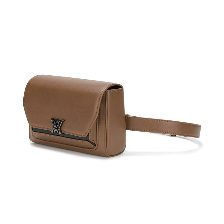フルショット楽天市場店のアニュー AGEFWBG04 オクタアングル ベルトバッグ ダークベージュ OCTA ANGLE BELT BAG DARK BEIGE ANEW｜アングル3