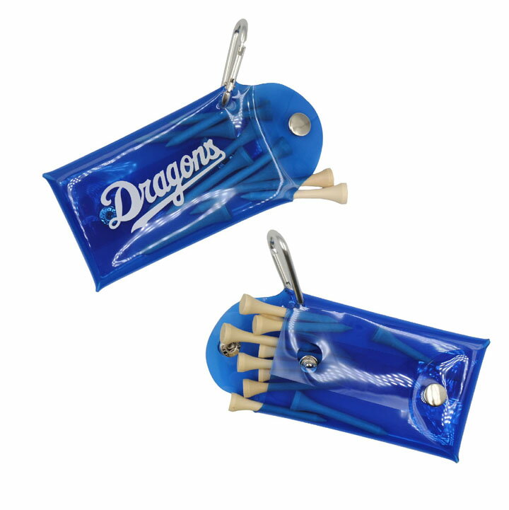 【メール便可能】中日ドラゴンズ CDAC-5735 クリアケース ブルー GOLF ゴルフ CHUNICHI DRAGONS LEZAX