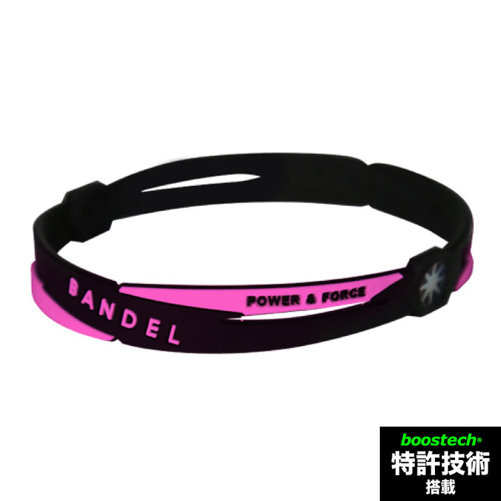 【正規販売店】バンデル クロス アンクレット ブラック×ピンク CROSS Anklet Black...