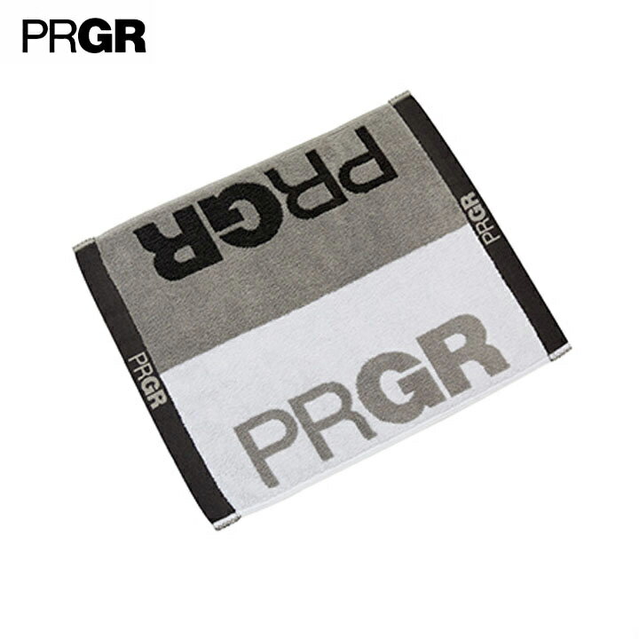 プロギア PRT-253 【今治タオル抗菌防臭】ハンドタオル ホワイト×ブラック 抗菌防臭 PRGR 20p