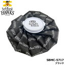 【2025モデル】ソフトバンクホークス SBMC-5717 アイスバッグ ブラック 氷のう 氷嚢 アイシング ゴルフ SoftBank HAWKS LEZAX