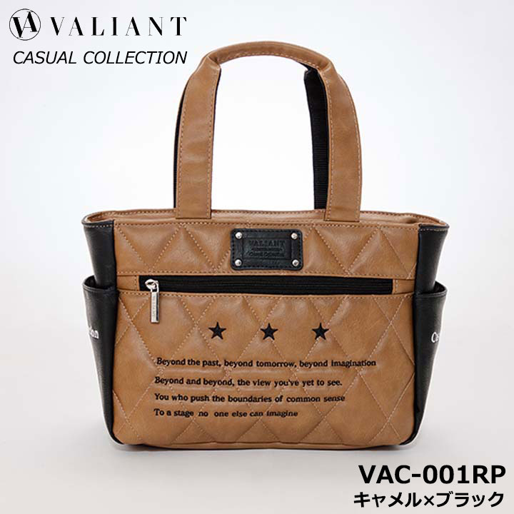 シェリフの姉妹ブランド！ヴァリアント VAC-001RP カジュアルコレクション ラウンドポーチ キャメル×ブラック 100本限定 CASUAL COLLECTION VALIANT CAMEL×BLACK