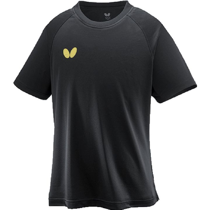 バタフライ TMS-46420-956 ウィンロゴ・Tシャツ II (956)ブラック×ゴールド メンズ・ユニセックス 15p