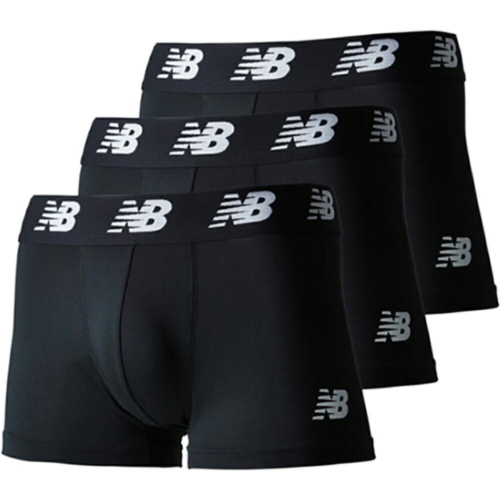 ニューバランス NBJ-LAU13009-BKK プレミアムボクサー 3インチ 前閉じ 3P (BKK)ブ...