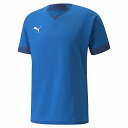 プーマ PMJ-705387 TEAMFINAL ゲームシャツ (02)エレクトリック ブルー レモネード/リモージュ メンズ・ユニセックス 22p