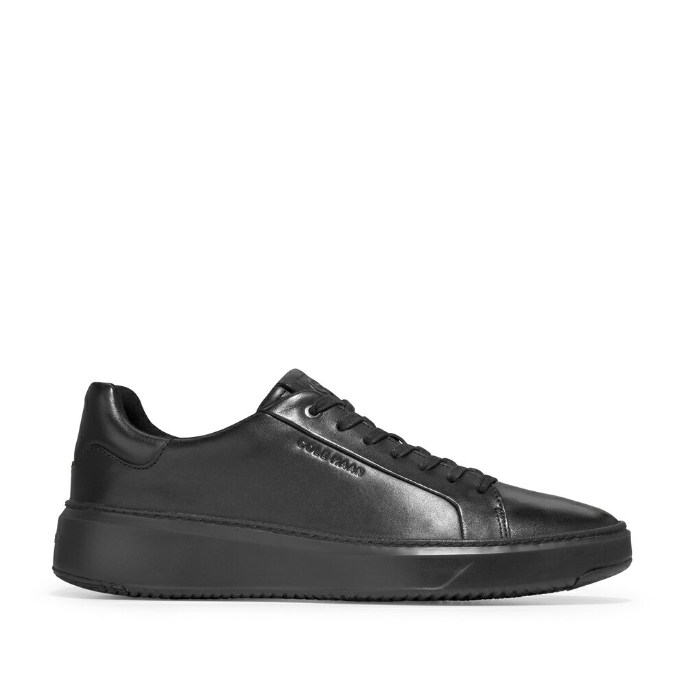 ϡ COL-C36412-00 GRANDPRO TOPSPIN SNEAKER (00)BLACK LEATHER/BLAC ...