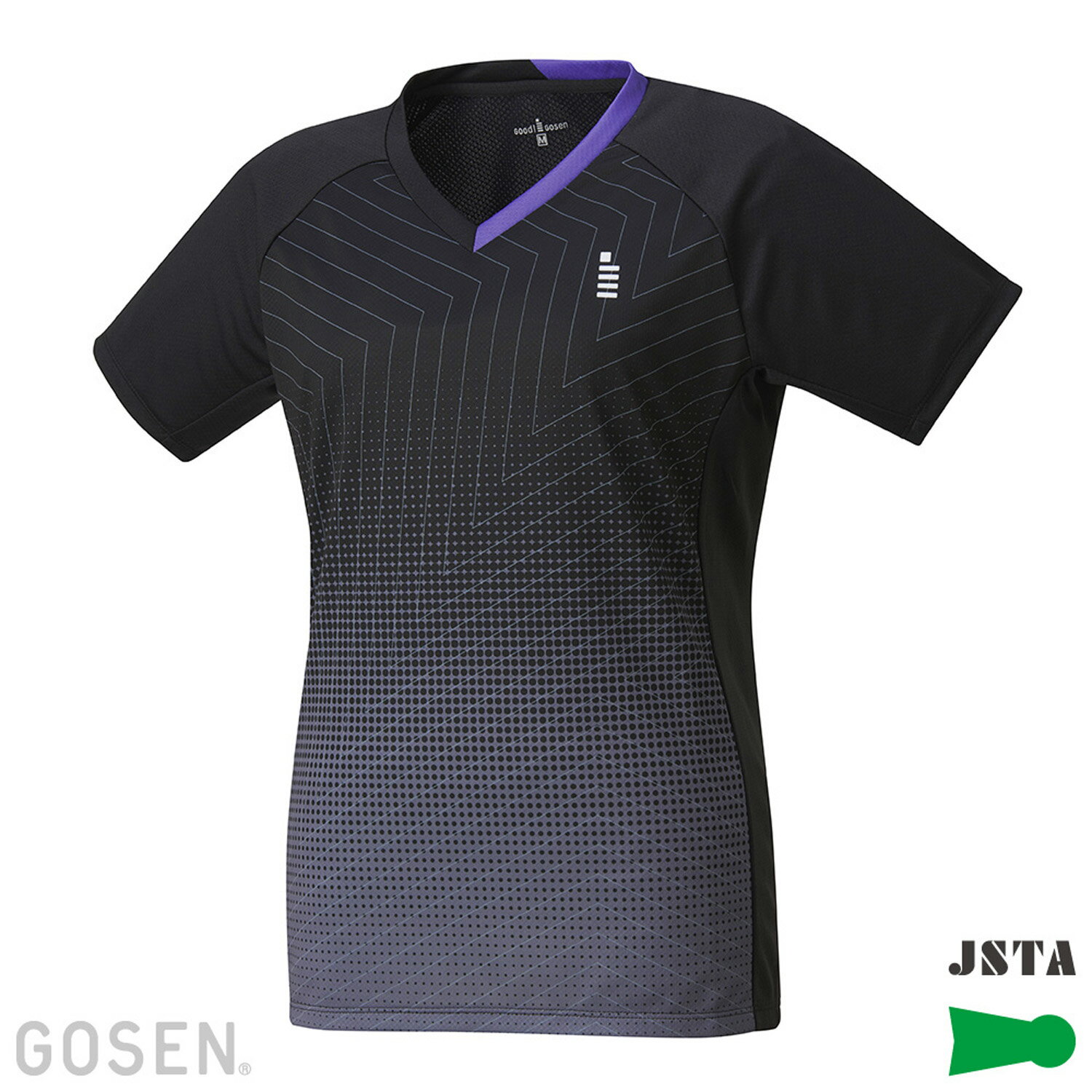ゴーセン T241139-39 レディース ゲームシャツ (39)ブラック レディース 2025 20p