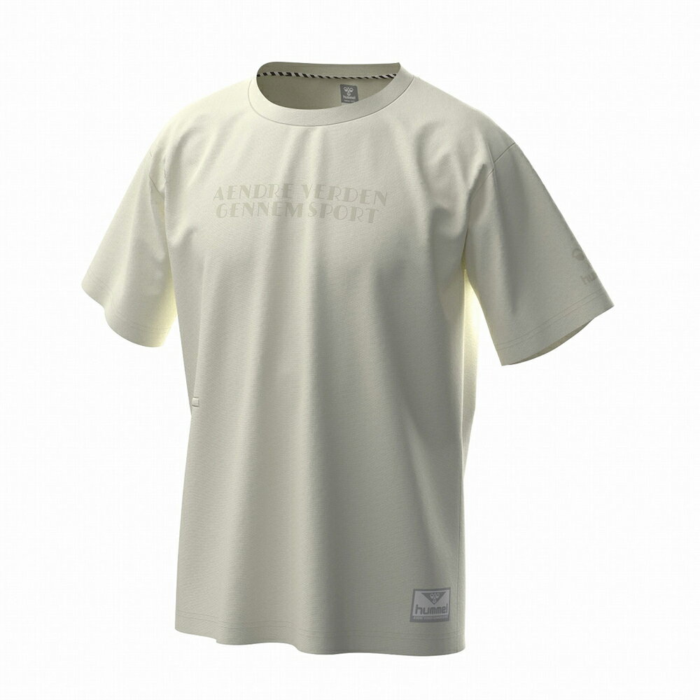 ヒュンメル SSK-HAP4189-11 hummel PLAY 刺繍Tシャツ (11)オフホワイト メンズ・ユニセックス 25p 1