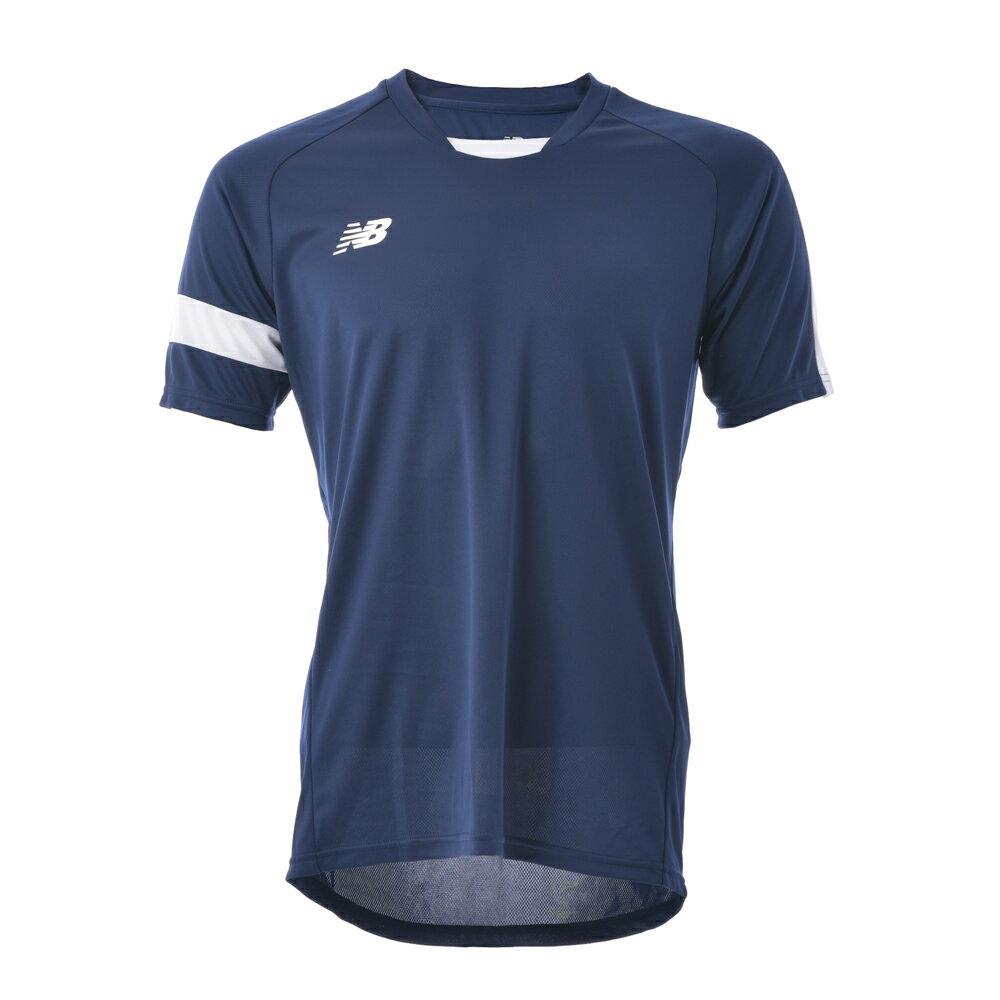 ニューバランス NBJ-JMTF0488-NVT ゲームシャツ (NVT)ネイビー/ホワイト メンズ・ユニセックス 25p
