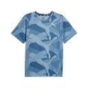 プーマ PMJ-525533-20 PUMA FIT ULTRABREATHE AOP SS Tシャツ (20)ゼン ブルー メンズ・ユニセックス 22p