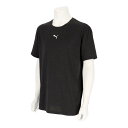 プーマ 527378-01 TAD ESSENTIALS HEATHER CHEST LOGO Tシャツ (01)PUMA Black Heather メンズ・ユニセックス 2025fw 25p(4)