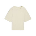 プーマ 690984-87 HER オーバーサイズ Tシャツ (87)Alpine Snow レディース 2025fw 25p