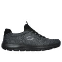 スケッチャーズ SKJ-52813W-BBK Summits-Forton (BBK)BLACK メンズ・ユニセックス 25p