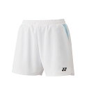 ヨネックス YNX-25069-011 ニットショートパンツ (011)ホワイト レディース 21p