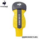 ルコックスポルティフ ゴルフ QQBWJG00 ドライバー用 ヘッドカバー イエロー le coq sportif GOLF YL00 HEAD COVER　20p