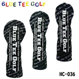 ブルーティーゴルフ BTG-HC036A ボーダー柄ヘッドカバー （DR用、FW用、UT用） ブラック BLUE TEE GOLF 10p