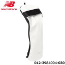 ニューバランス ゴルフ 012-3984004 マットシンセティックレザー ドライバー用 ヘッドカバー ホワイト(030) new balance golf