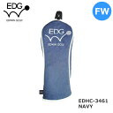 EDWIN GOLF ヘッドカバー EDHC-3861(フェアウェイ用) (ネイビー) DRIVER HEAD COVER エドウィン レザックス LEZAX(4)