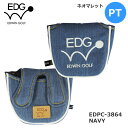 EDWIN GOLF パターカバー EDPC-386 ネオマレット用 (ネイビー) EDWIN GOLF パターカバーが登場。 ブランドイメージに沿った生地を採用したモデル。 内側はパイル生地仕様、スポンジ付きでヘッドを保護します。 着脱時の音が小さいマグネット仕様。 センターシャフト対応。 カラー：ネイビー サイズ：ネオマレット用 素材：合成繊維(ポリエステル)x合成皮革(PU) 原産国：インドネシア 在庫につきまして ※在庫データは定期的に更新しておりますが、実店舗と在庫を共有している商品もございますので、日々在庫が変動しており、ご注文のタイミングによっては欠品・完売の場合がございます。 お取り寄せの商品につきましても、リアルタイムのメーカー在庫ではございませんので、予めご了承下さい。ご注文商品の在庫有無・納期につきましては、当店からのメールにてお知らせいたします。