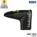 ソフトバンクホークス SBPC-3849 パターカバー ブレード&マレット用 ブラック HEAD COVER ヘッドカバー ゴルフ SoftBank HAWKS LEZAX
