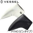 ベゼル PC23118 HC23118 ジェニュイン レザー パターカバー ピン型 ヘッドカバー VESSEL Genuine Leather Putter Cover