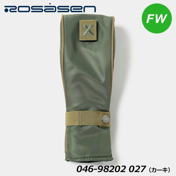 ロサーセン 046-98202 フェアウェイウッド用 ヘッドカバー カーキ 027 ゴルフ ユニセックス アメリカ空軍フライトジャケットMA-1コレクション USアーミー Rosasen