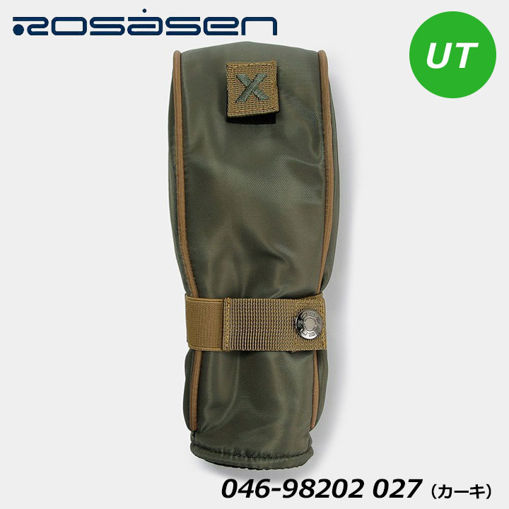 ロサーセン 046-98203 ユーティリティ用 ヘッドカバー（UT） カーキ(027) ゴルフ ユニセックス アメリカ空軍フライトジャケットMA-1コレクション USアーミー Rosasen