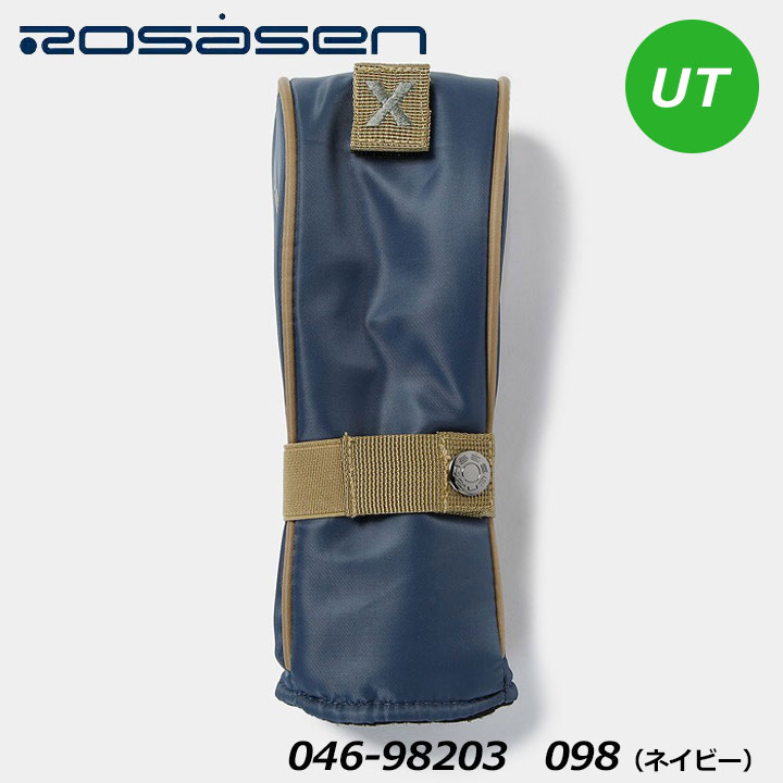 ロサーセン 046-98203 ユーティリティ用 ヘッドカバー（UT） ネイビー(098) ゴルフ ユニセックス アメリカ空軍フライトジャケットMA-1コレクション USアーミー Rosasen