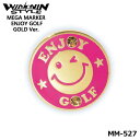 y[։\zy2022fzEBEBX^C MM-527 K}[J[ GWCSt [Y Nbv}[J[ WINWIN STYLE MEGA MARKER ENJOY GOLF GOLD Ver.