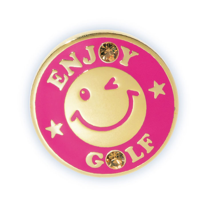 【メール便可能】ウィンウィンスタイル MM-617 メガマーカー ENJOY GOLF GOLD ROSE...