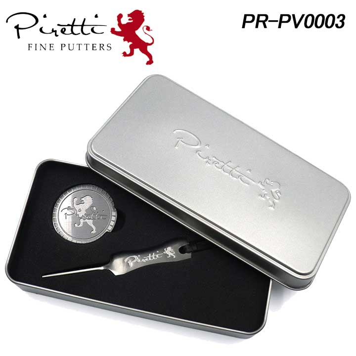 ピレッティ PR-PV0003 グリーンフォーク＆ボールマーカーセット　Pivot Tool ＆ Ball Marker Set Piretti