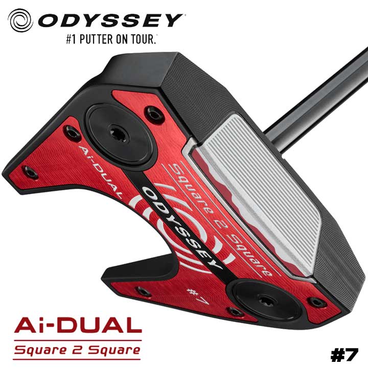 Rakuten - 【2026モデル】オデッセイ Ai-DUAL Square 2 Square #7 パター　日本正規品 ODYSSEY Ai-DUAL スクエア 2 スクエア