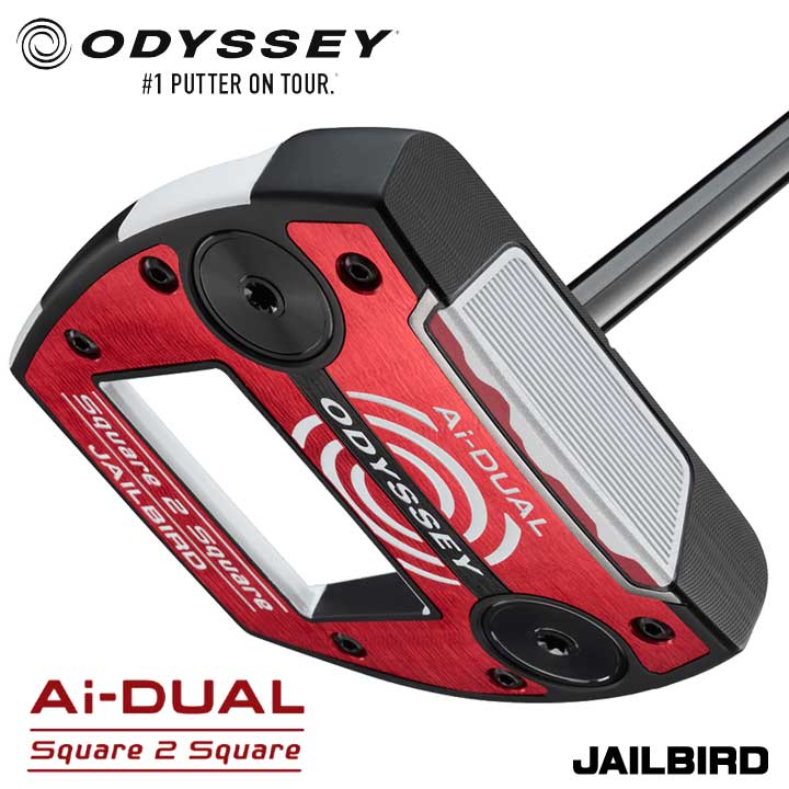樂天商城 - 【2026モデル】オデッセイ Ai-DUAL Square 2 Square JAILBIRD パター　日本正規品 ODYSSEY Ai-DUAL スクエア 2 スクエア ジェイルバード