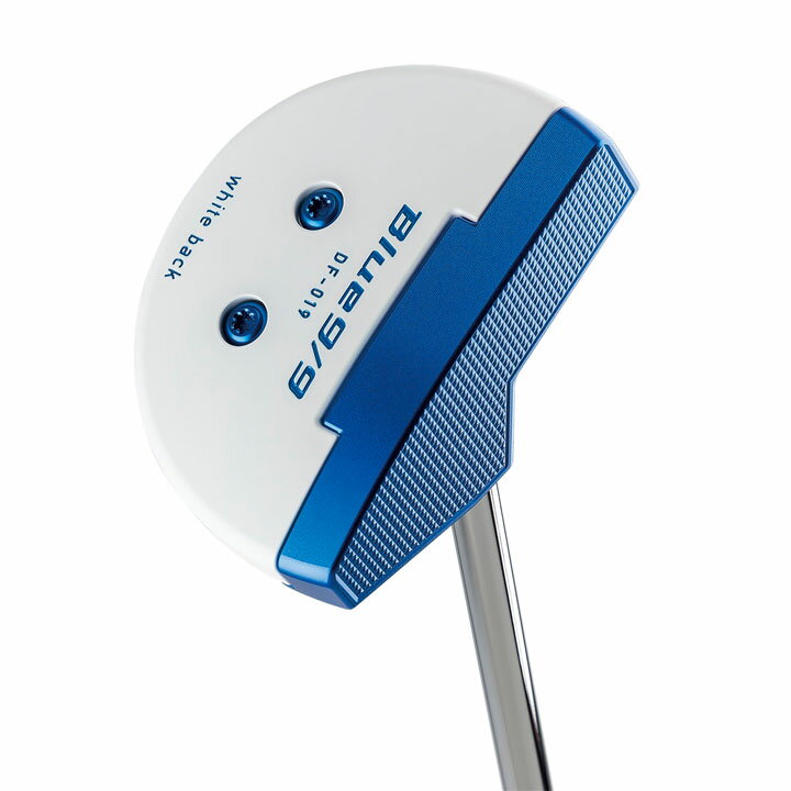 【2024モデル】kasco キャスコ ブルー9/9 DELTA-FACE DF-019 (丸マレット) パター 34インチ Blue9/9 20p