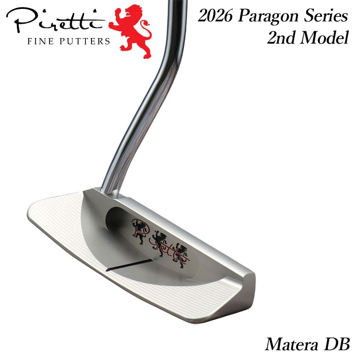 【2026モデル】ピレッティ パター マテラDB パラゴンシリーズ ワイドソール型マレット Matera DB Paragon Series Piretti