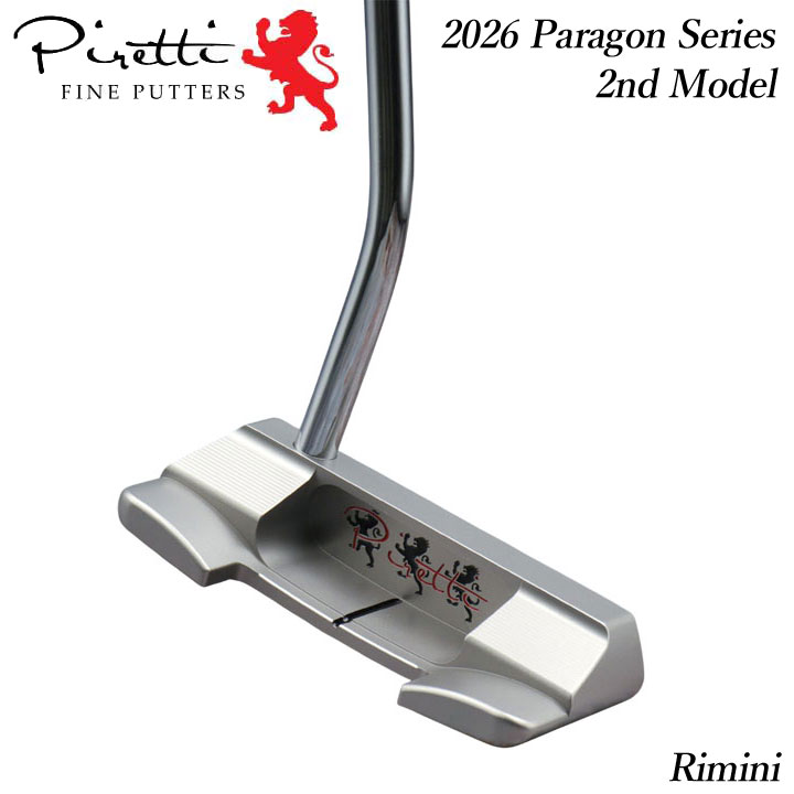 【2026モデル】ピレッティ パター リミニ パラゴンシリーズ マレット型 Rimini Paragon Series Piretti