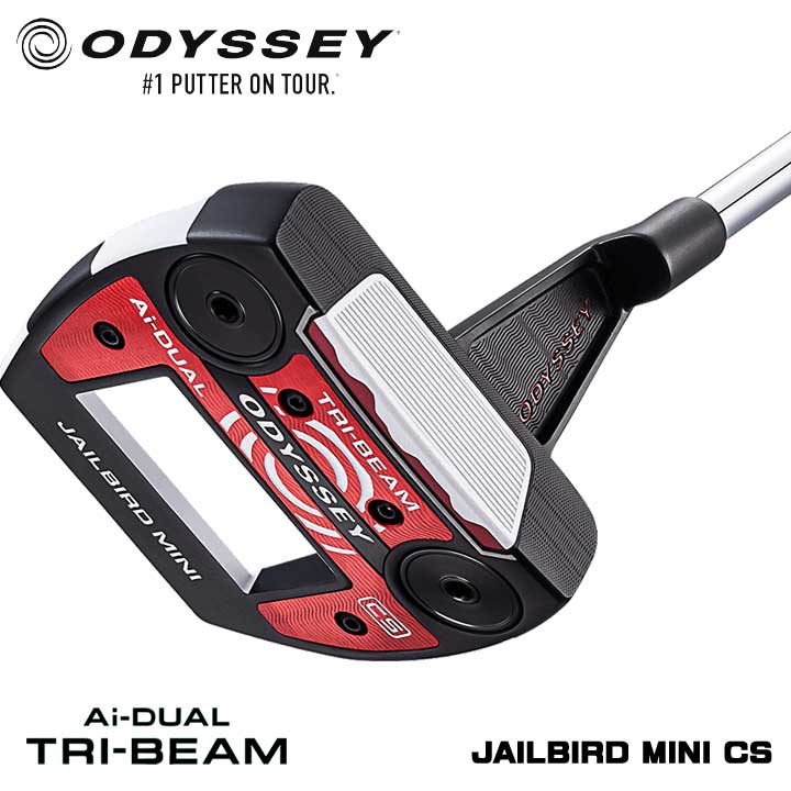 【2026モデル】オデッセイ Ai-DUAL TRI-BEAM JAILBIRD MINI CS パター　日本正規品 ODYSSEY