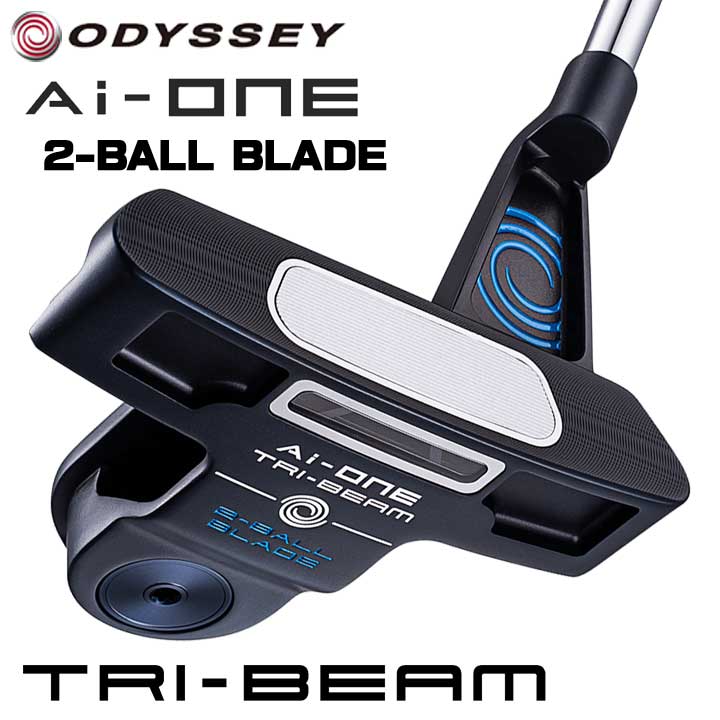 オデッセイ Ai-ONEトライビーム 2-BALL BLADE CH パター 日本正規品 ODYSSEY AI-ONE TRI-BEAM 2BALL 2ボール ブレード CH