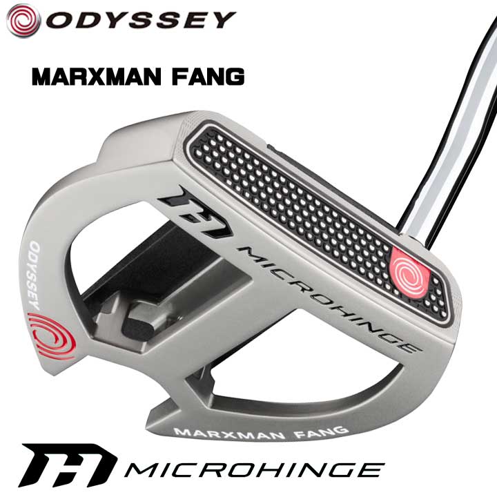 【2024モデル】オデッセイ MICROHINGE マイクロヒンジ マークスマン ファング ダブルベント パター 日本正規品 ODYSSEY MICROHINGE MARXMAN FANG DB 20p