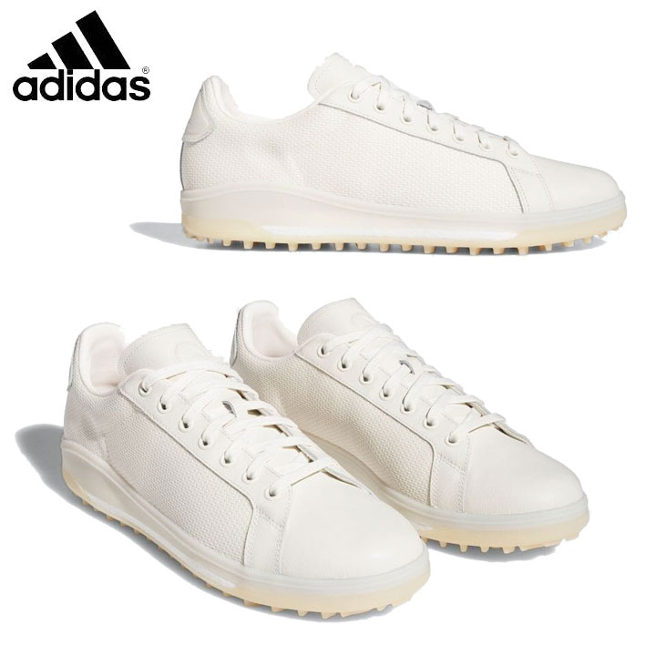 アディダス LIJ22-GV6903 ゴー・トゥ・スパイクレス1 メンズ スパイクレス ゴルフシューズ チョークホワイト/アルミナ/マジックベージュ GO-TO...