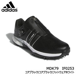 アディダス MDK79-IF0253 ツアー360 24 ボア メンズ ゴルフシューズ コアブラック/コアブラック/フットウェアホワイト adidas