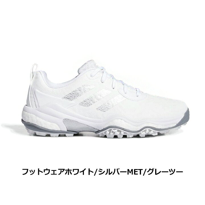 アディダスゴルフ メンズ コードカオス25 MDV41 ID8732 フットウェアホワイト/シルバーMET/グレーツー スパイクレス ゴルフシューズ adidas GOLF