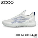 エコー 13800461109 ECCO Golf BIOM Hybrid 5 メンズ テキスタイル ゴルフシューズ ホワイト ecco(4)