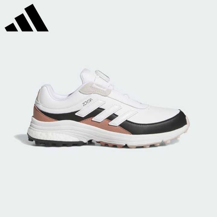 【レディース】アディダス NSW29 JI4011 ゾイシア ボア (ホワイト/ブラック/クレイ) ウィメンズ ゴルフシューズ スパイクレス adidas