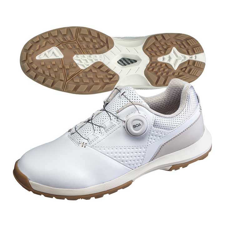 【2024モデル】ブリヂストンゴルフ SH2408 ゼロ・スパイク バイター ライト ベージュ ゴルフシューズ スパイクレス レディース BE BRIDGESTONE GOLF ZSP-BITER TOUR　10p