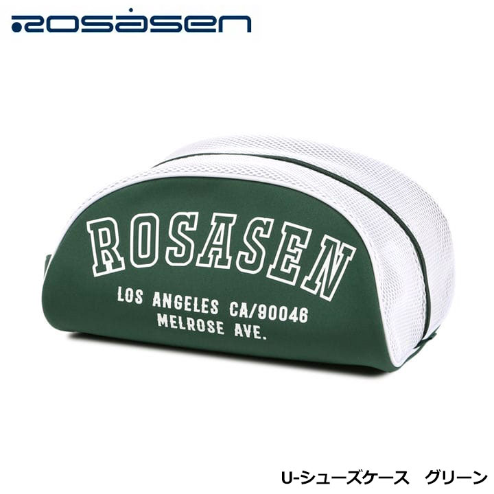 ロサーセン 046-81303 シューズケース（23）グリーン ゴルフ スポーツ レジャー Rosasen ウエットスーツ製造に使われるネオプレーン素材を採用 ファスナーには組みひもで作ったスライダーがついており、徳量的なポイントとなっています。 サイドから上はメッシュ素材を使用しているため蒸れてしまった靴を収納しても蒸気を拡散してくれます。 ROSASENの雰囲気にぴったりのシリーズで柔らかな質感も魅力です。 ■詳細画像は同型の別カラーの場合があります。 素材 ポリエステル サイズ W31.5cmxH18cmxD23cm 在庫につきまして ※在庫データは定期的に更新しておりますが、実店舗と在庫を共有している商品もございますので、日々在庫が変動しており、ご注文のタイミングによっては欠品・完売の場合がございます。 お取り寄せの商品につきましても、リアルタイムのメーカー在庫ではございませんので、予めご了承下さい。ご注文商品の在庫有無・納期につきましては、当店からのメールにてお知らせいたします。