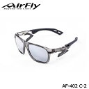【正規販売店】エアフライ AF-402 C-2 普段使い向け スポーツサングラス フレーム/クリアアッシュ レンズ/ライトグレー ジゴスペック ZYGOSPEC...
