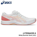 アシックス 1012B764 LYTERACER 6 カラー:White/Summer Dune(101) レディース ランニング シューズ asics 20p
