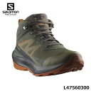 サロモン L47560300 ELIXIR ACTIV MID GTX Peat / Black / Caramel Cafeトレイルランニングシューズ メンズ...